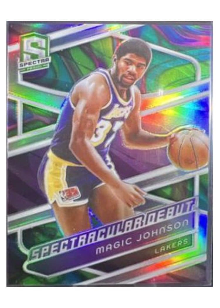 2023-24 Panini Spectra Base Set Magic Johnson Marble #177 card