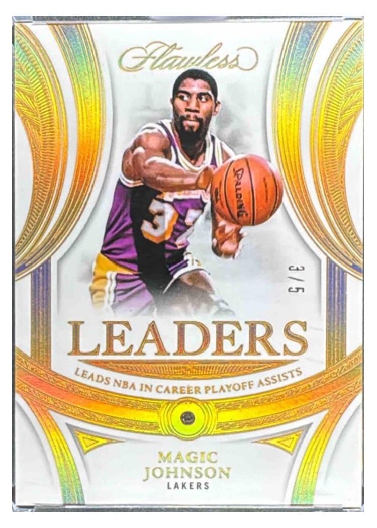 2024-25 Panini Flawless Base Gems Magic Johnson #164 card