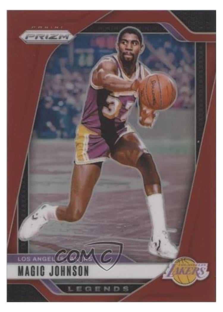 2024 Panini Prizm Magic Johnson Red #294 card