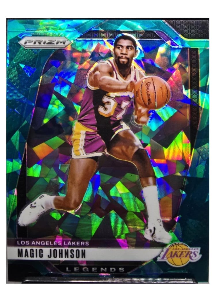 2024 Panini Prizm Magic Johnson Teal Ice #294 card