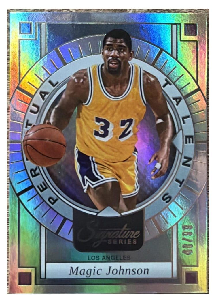 2025-26 Panini Signature Series Perpetual Talents Magic Johnson #10 card
