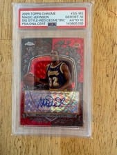 2025-26 Topps Chrome Signature Style Magic Johnson #SS-MJ