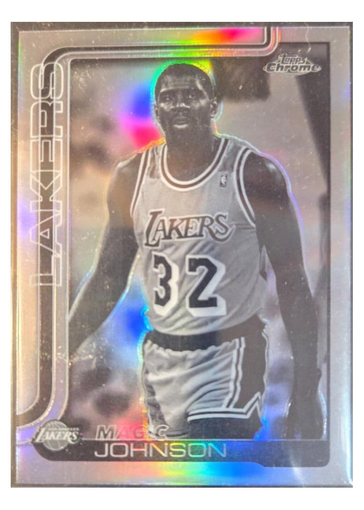 2025 Topps Chrome Magic Johnson #244 card