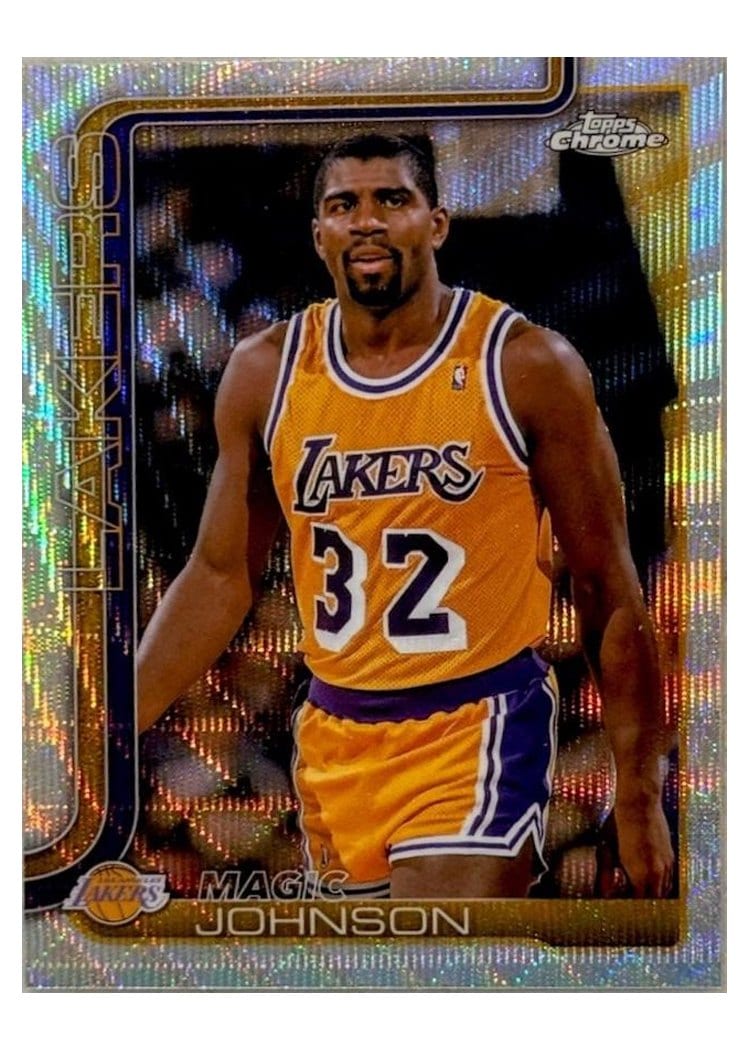 2025 Topps Chrome Magic Johnson #244 card