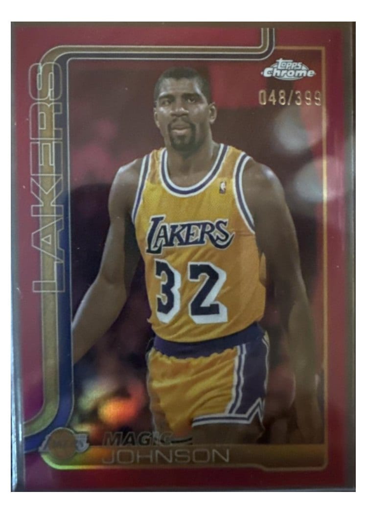 2025 Topps Chrome Magic Johnson #244 card