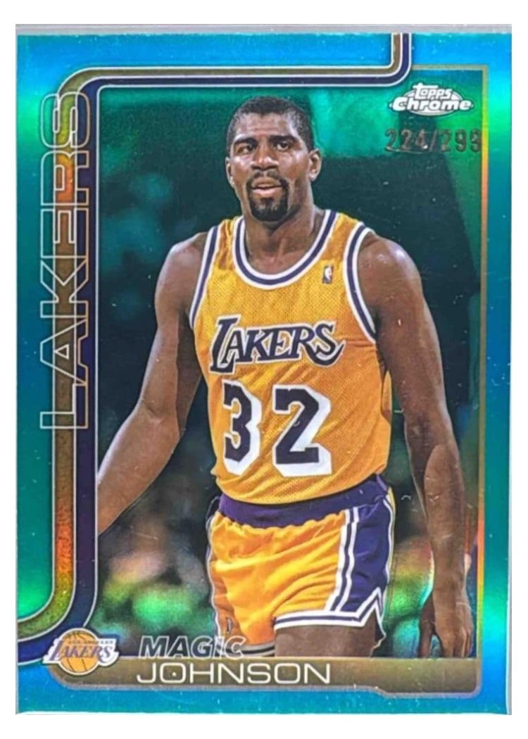 2025 Topps Chrome Magic Johnson #244 card