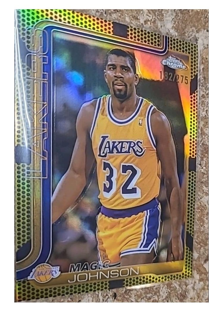 2025 Topps Chrome Magic Johnson #244 card