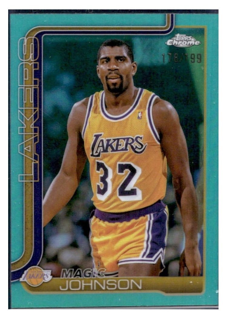 2025 Topps Chrome Magic Johnson #244 card