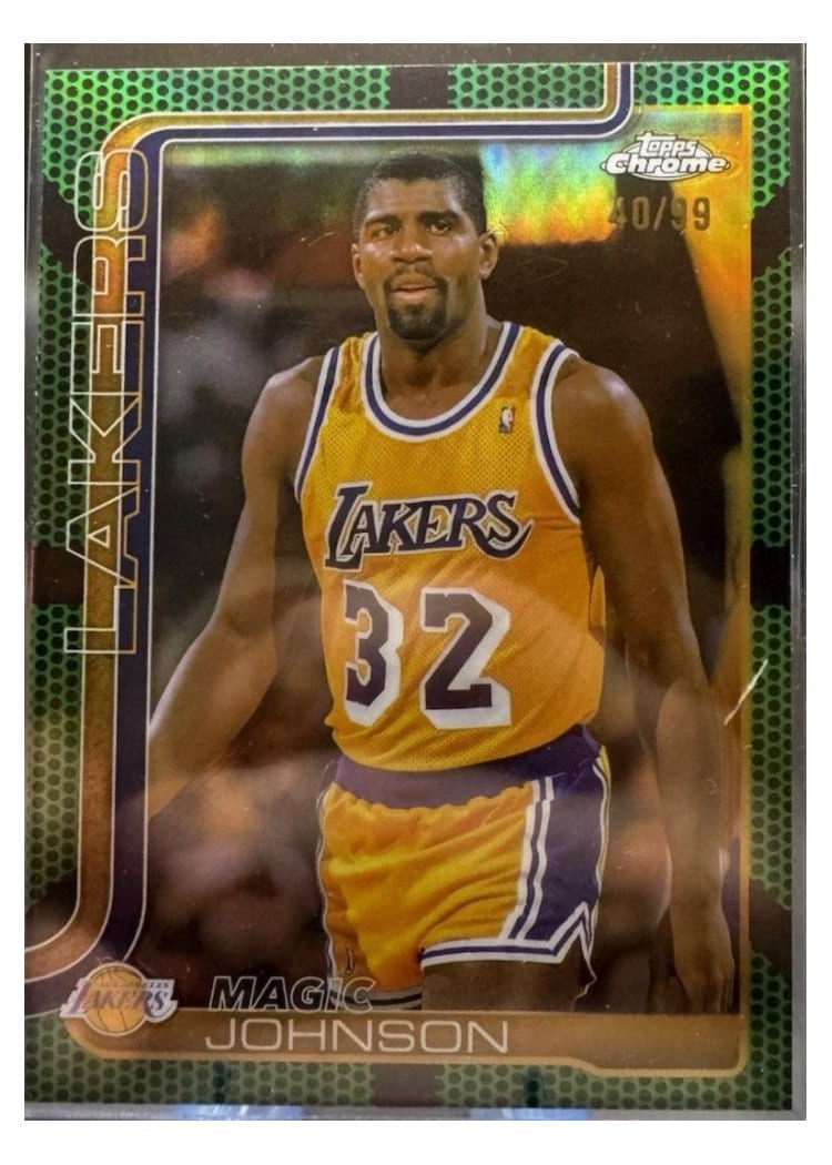 2025 Topps Chrome Magic Johnson #244 card