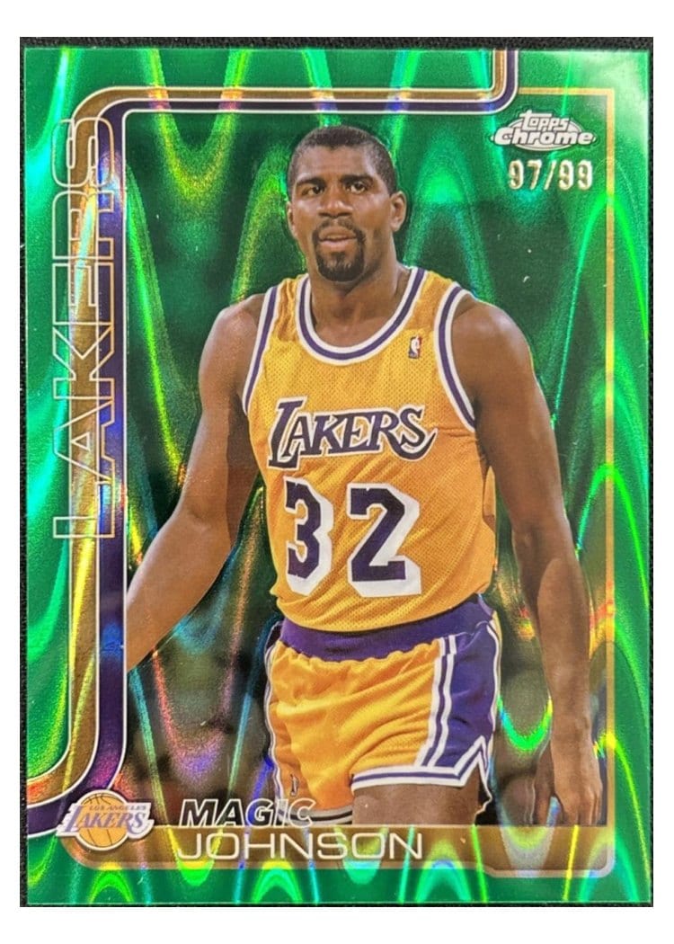 2025 Topps Chrome Magic Johnson #244 card