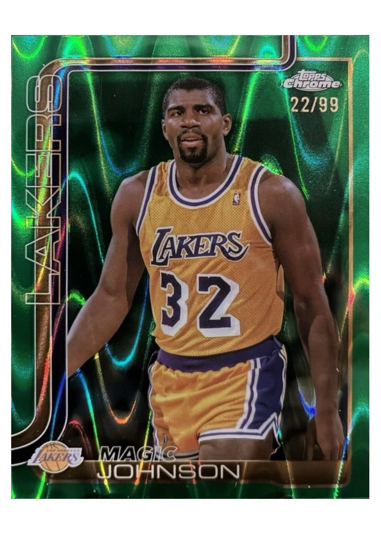 2025 Topps Chrome Magic Johnson #244 card