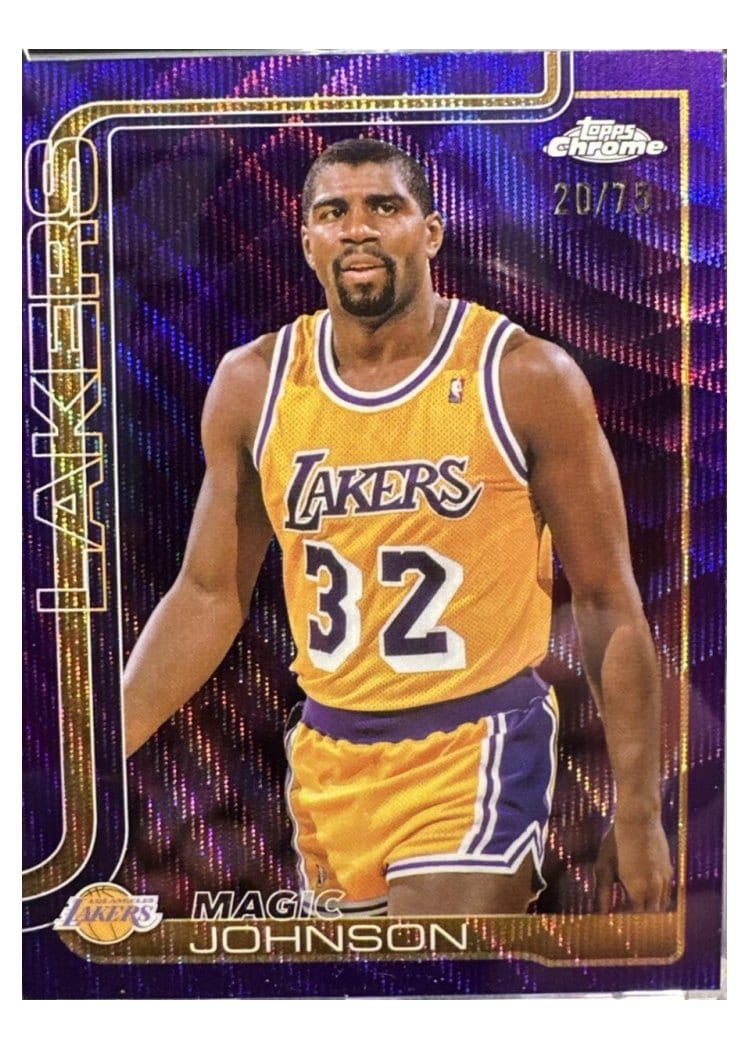 2025 Topps Chrome Magic Johnson #244 card