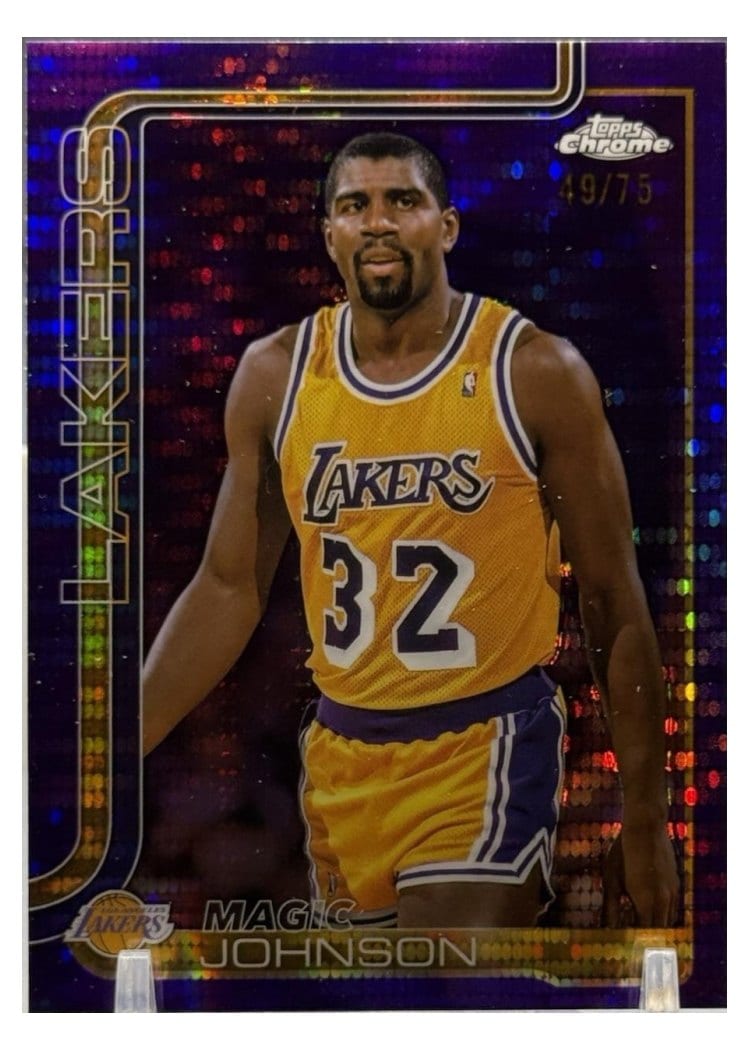 2025 Topps Chrome Magic Johnson #244 card