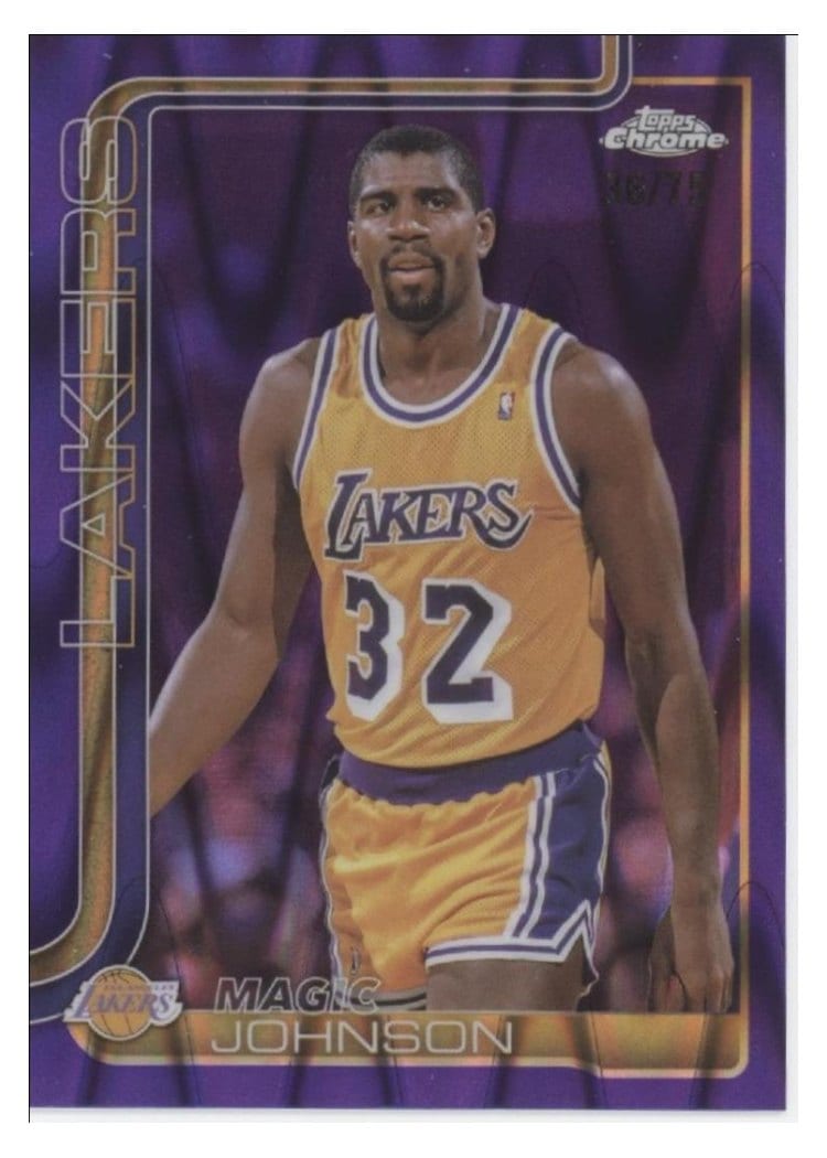 2025 Topps Chrome Magic Johnson #244 card