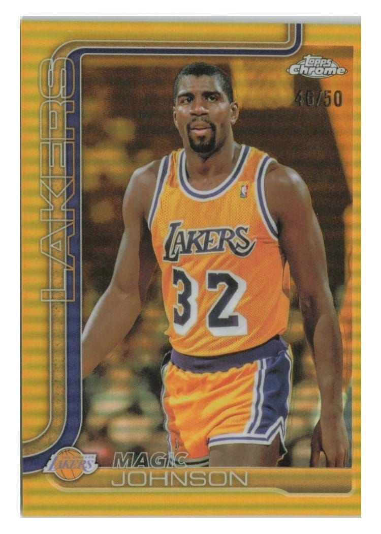 2025 Topps Chrome Magic Johnson #244 card