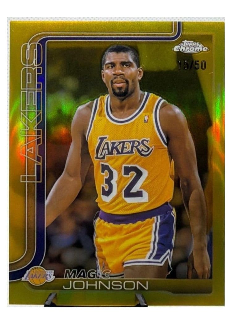2025 Topps Chrome Magic Johnson #244 card