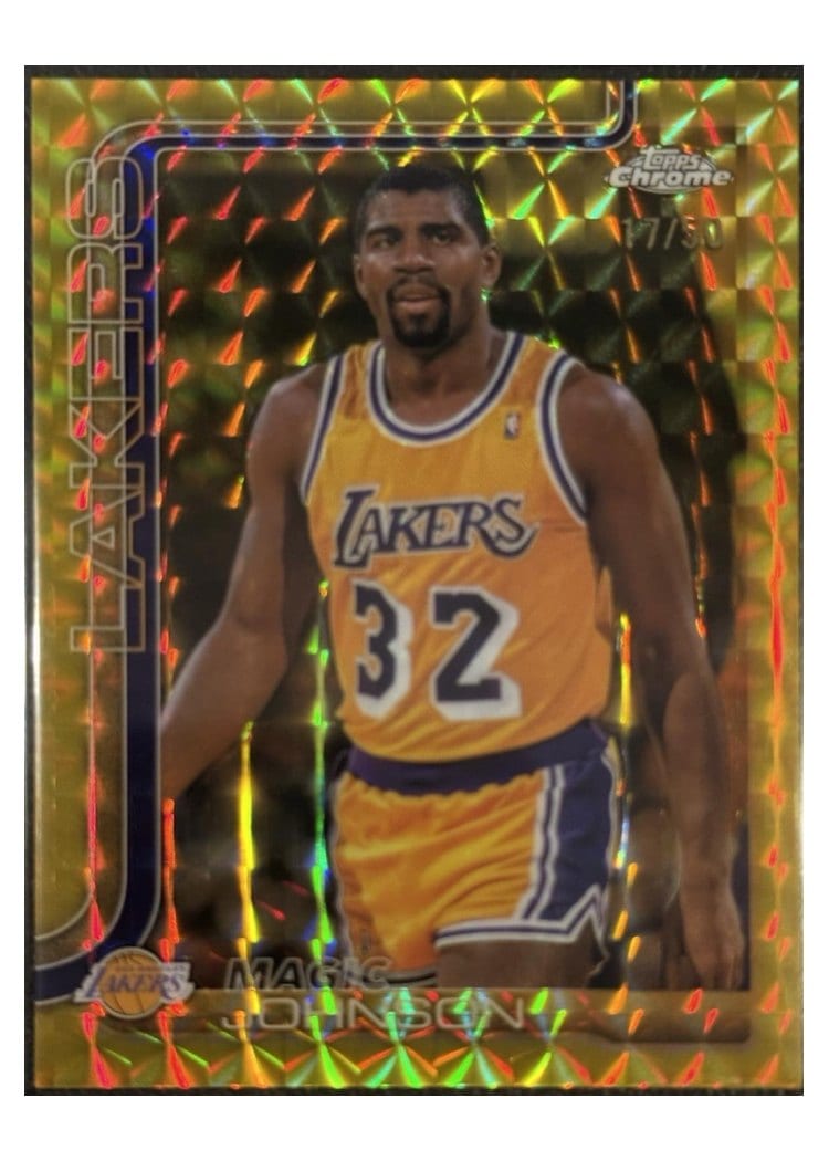 2025 Topps Chrome Magic Johnson #244 card