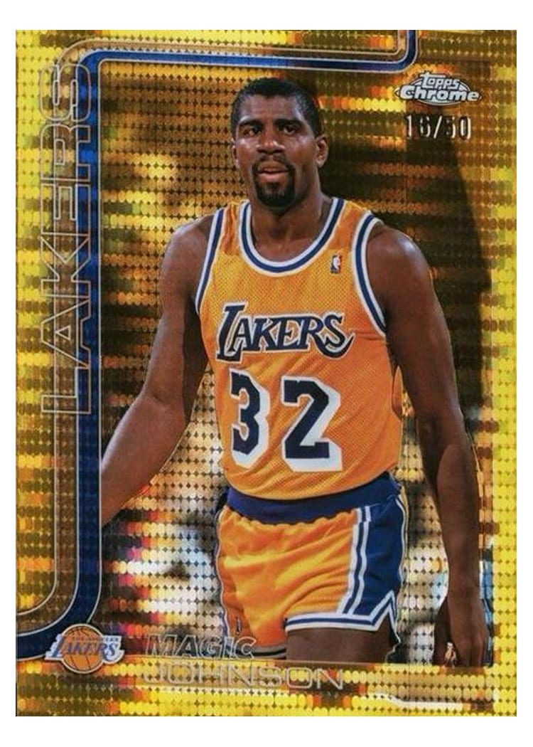 2025 Topps Chrome Magic Johnson #244 card