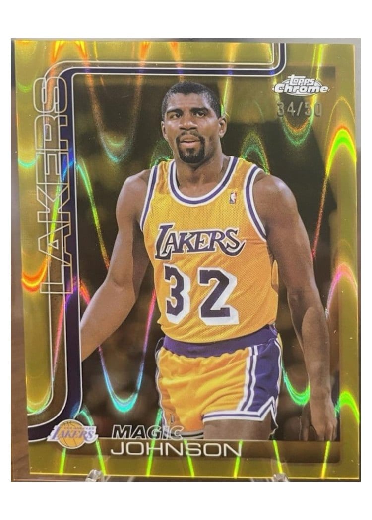 2025 Topps Chrome Magic Johnson #244 card