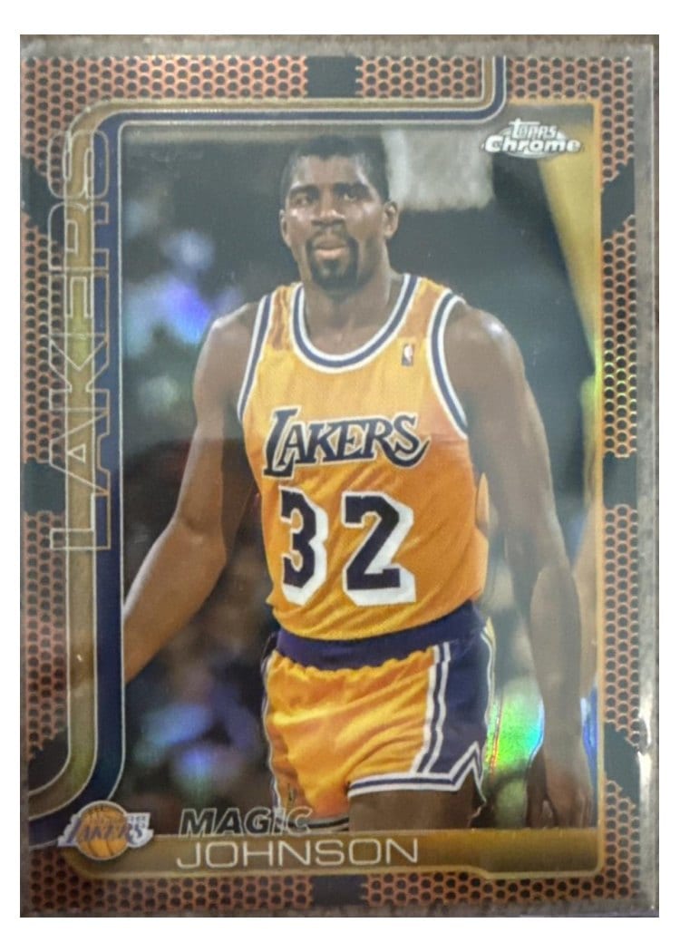 2025 Topps Chrome Magic Johnson #244 card