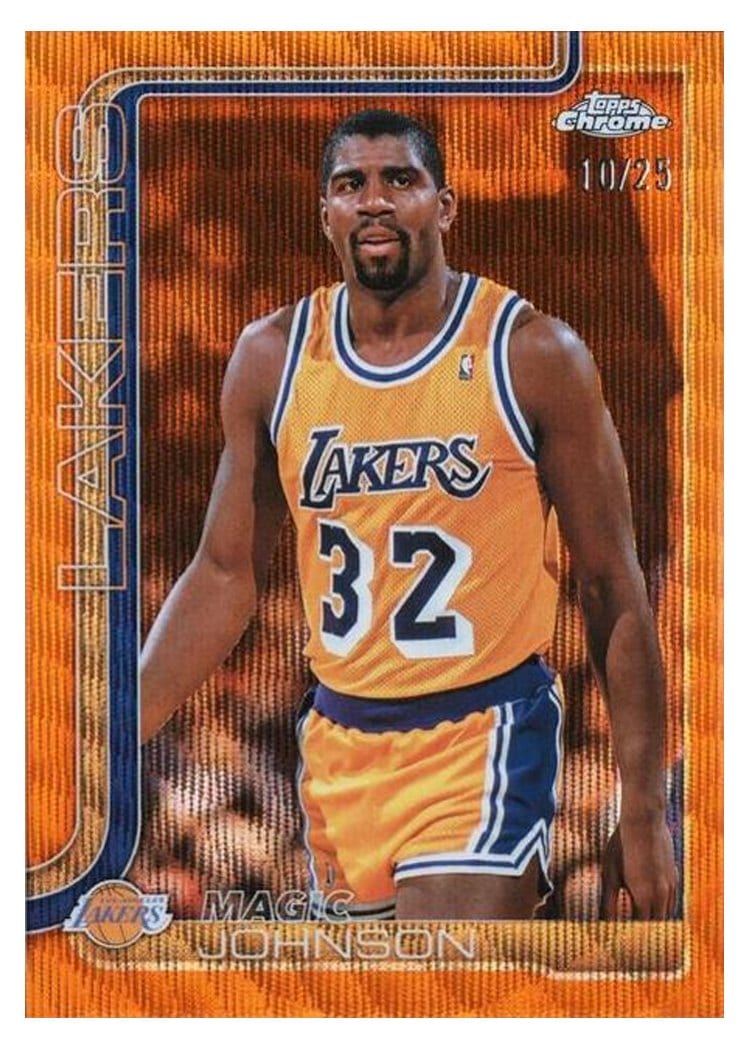 2025 Topps Chrome Magic Johnson #244 card