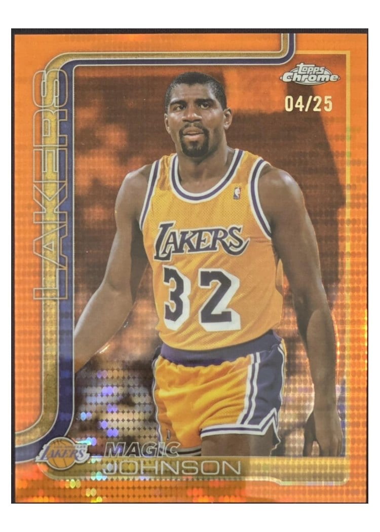 2025 Topps Chrome Magic Johnson #244 card