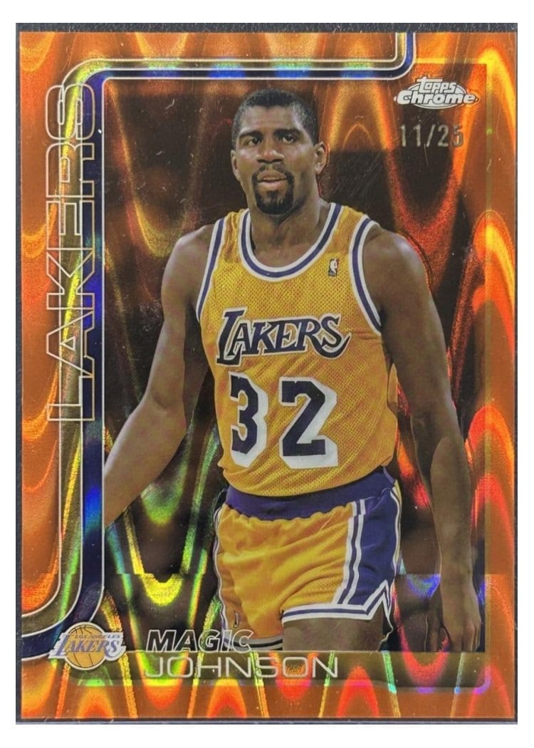 2025 Topps Chrome Magic Johnson #244 card