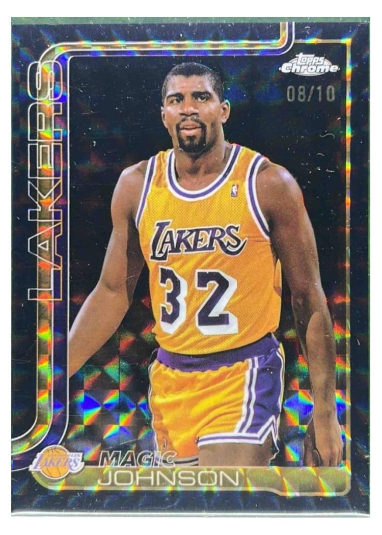 2025 Topps Chrome Magic Johnson #244 card
