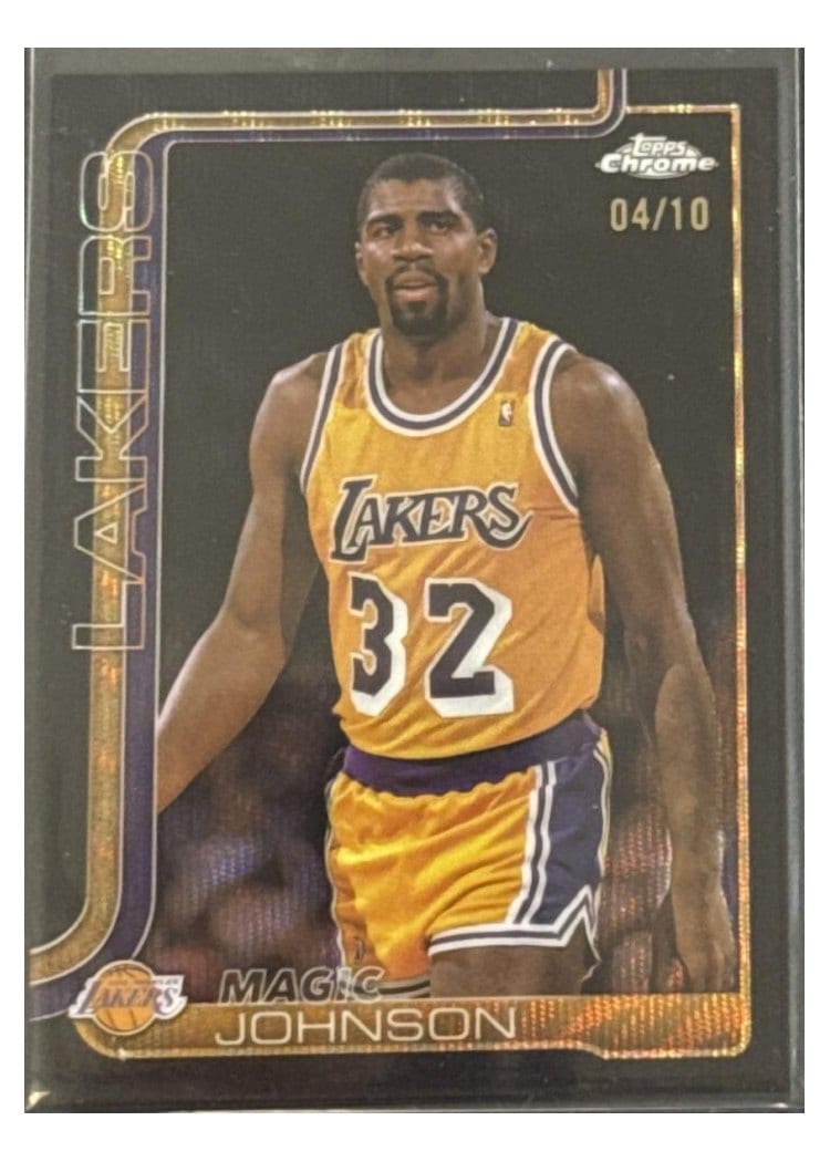 2025 Topps Chrome Magic Johnson #244 card