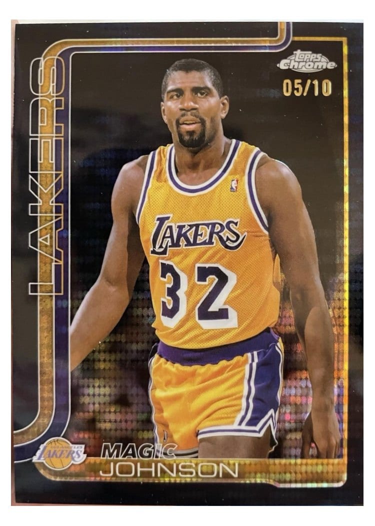 2025 Topps Chrome Magic Johnson #244 card