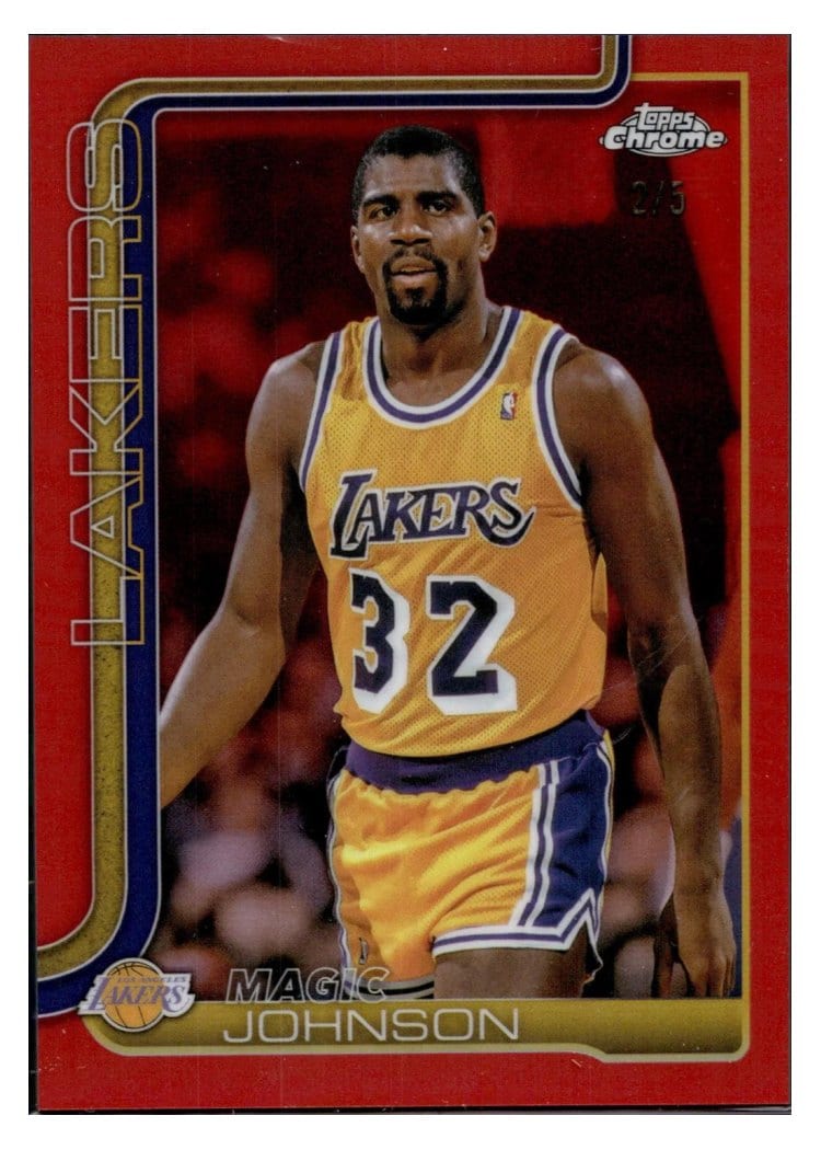 2025 Topps Chrome Magic Johnson #244 card