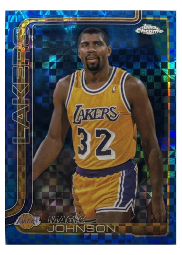 2025 Topps Chrome Magic Johnson #244 card