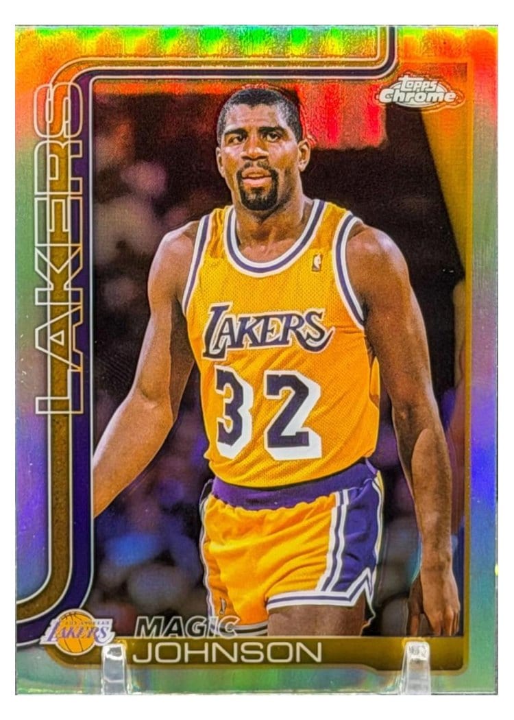 2025 Topps Chrome Magic Johnson #244 card