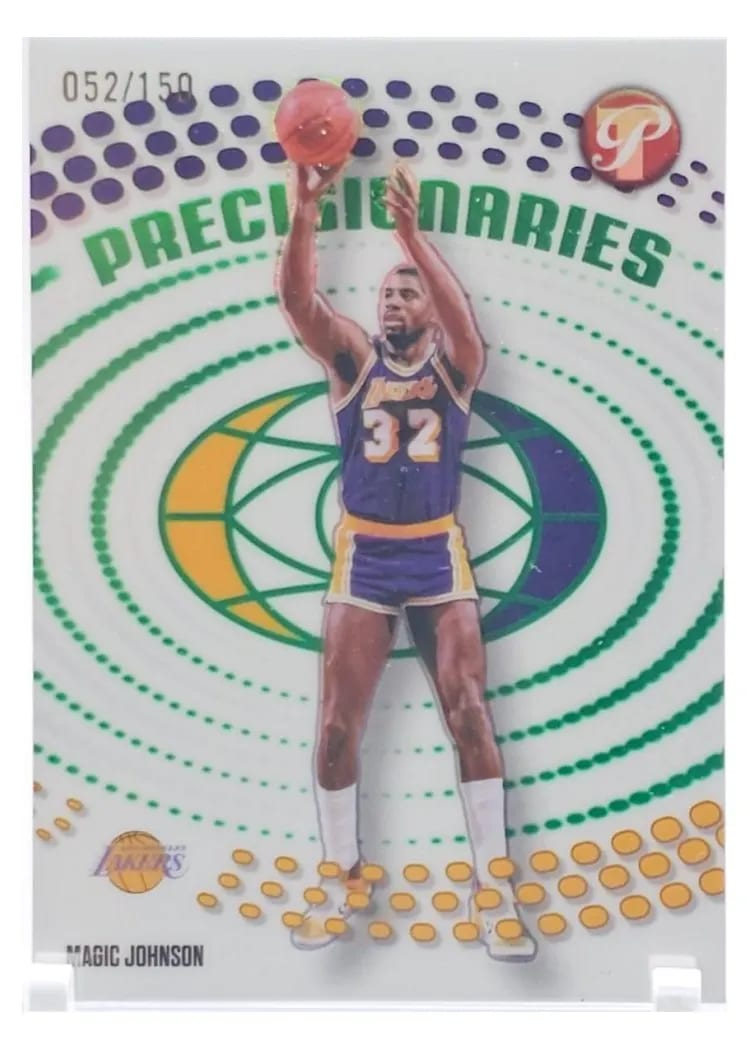 2025 Topps Pristine Precisionaries Magic Johnson #PR-2 card