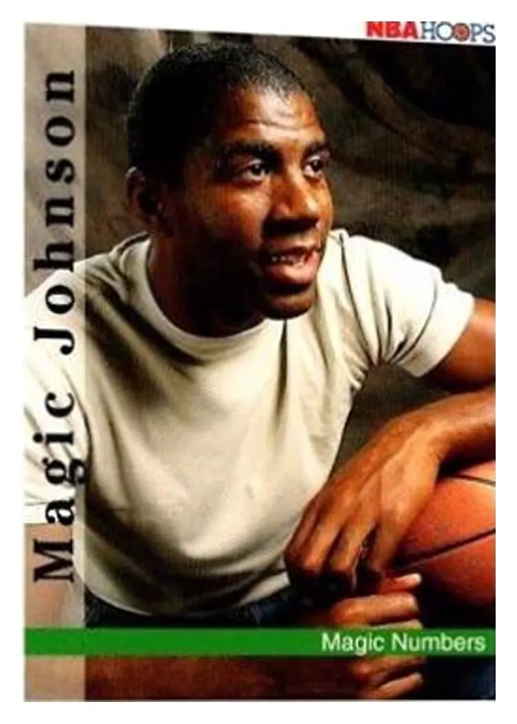 1992 Hoops Magic Johnson: Magic Numbers #331 card