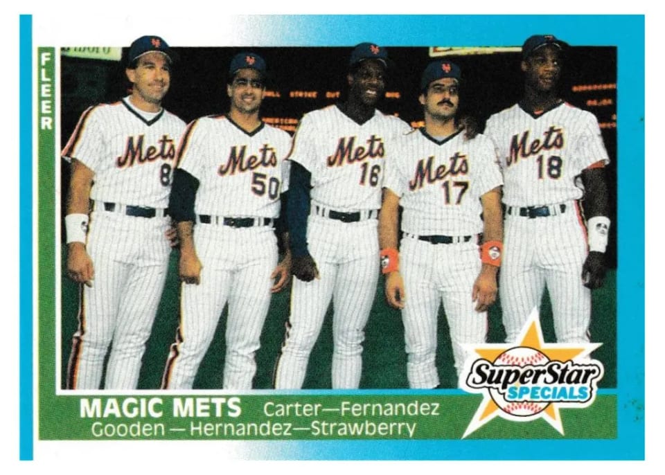 1987 Fleer Magic Mets #629 card