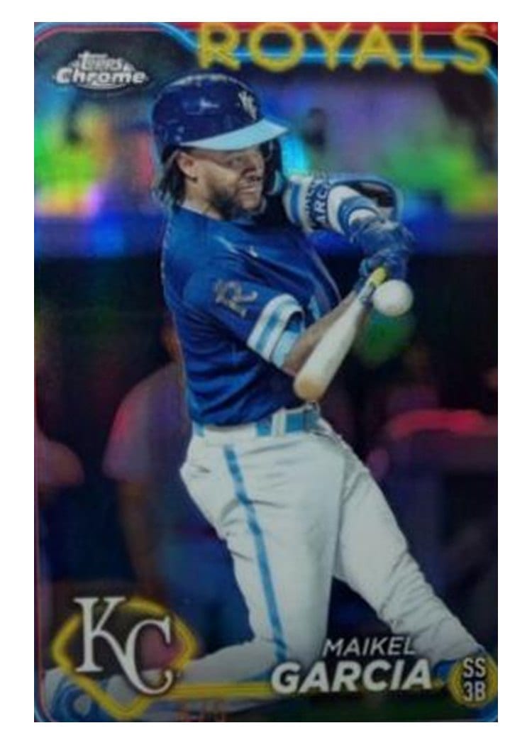 2024 Topps Chrome Base Set Maikel Garcia #246 card