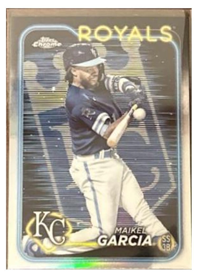 2024 Topps Chrome Base Set Maikel Garcia #246 card