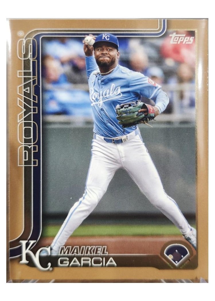 2025 Topps Base Set Maikel Garcia Gold #135 card