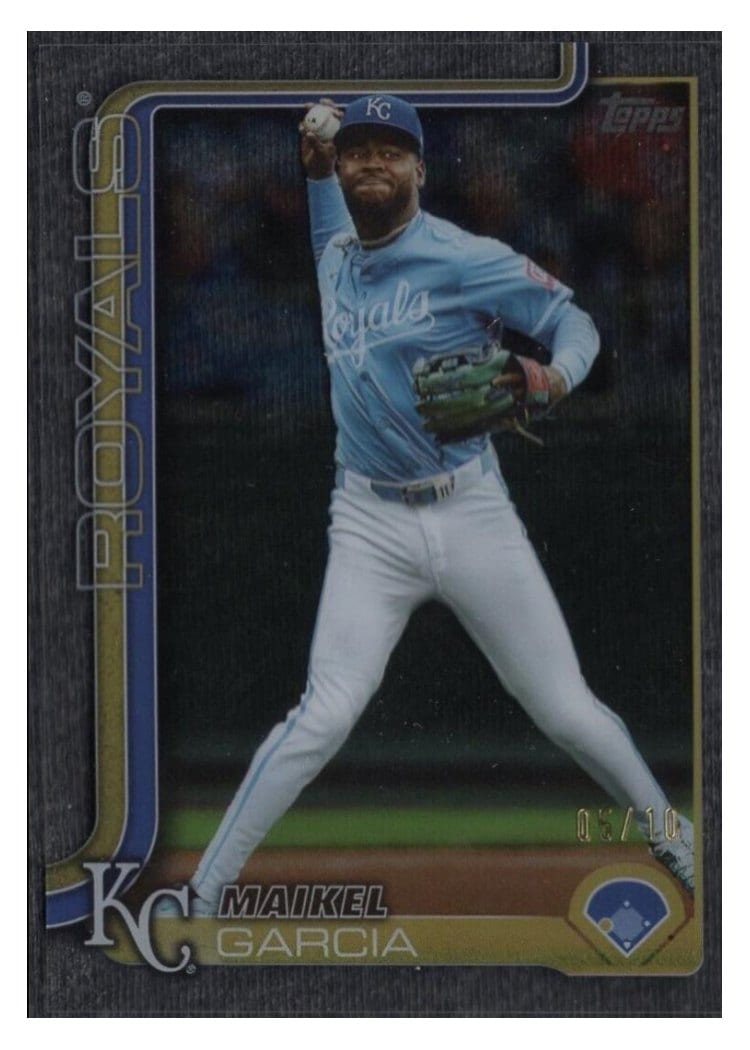 2025 Topps Base Set Maikel Garcia Umbrella #135 card