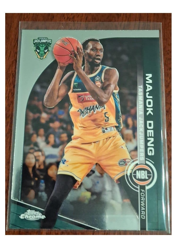 2023-24 Topps Chrome NBL Base Set Majok Deng #95 card