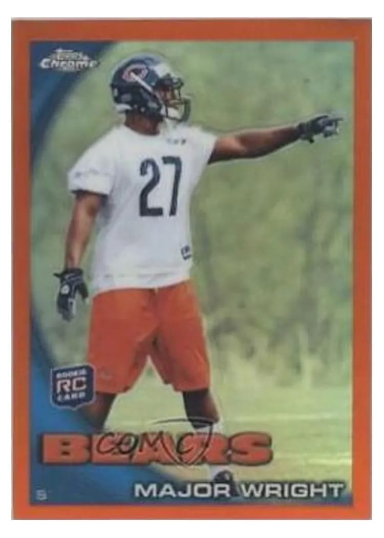 2010 Topps Chrome Major Wright #C113 card
