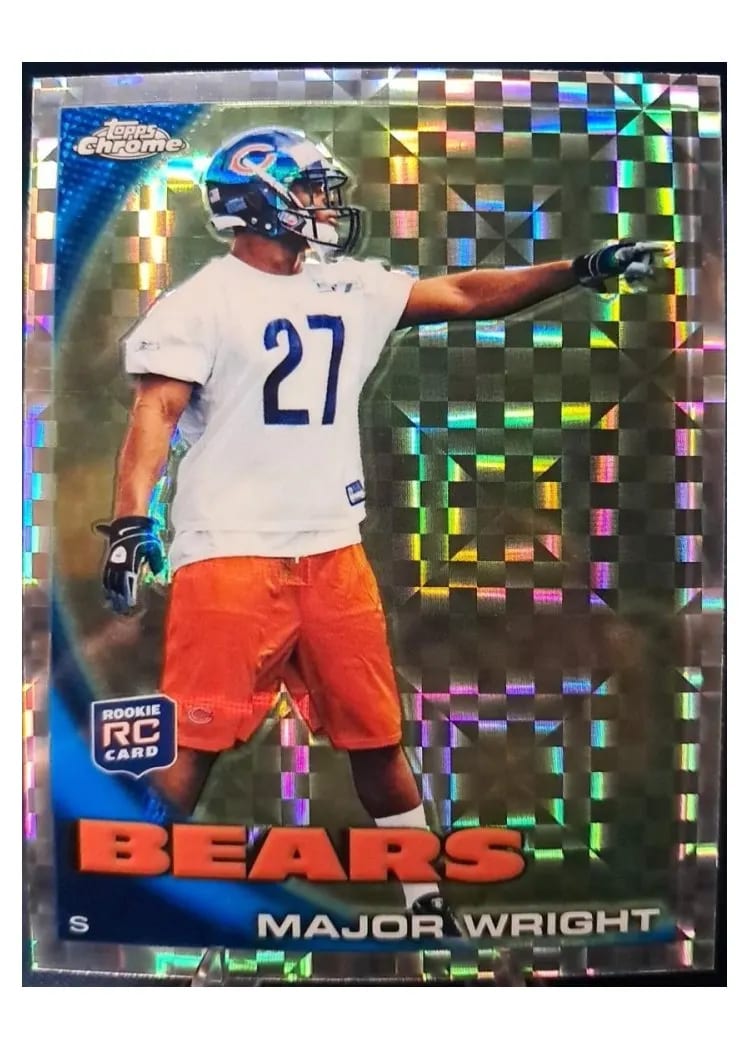2010 Topps Chrome Major Wright #C113 card