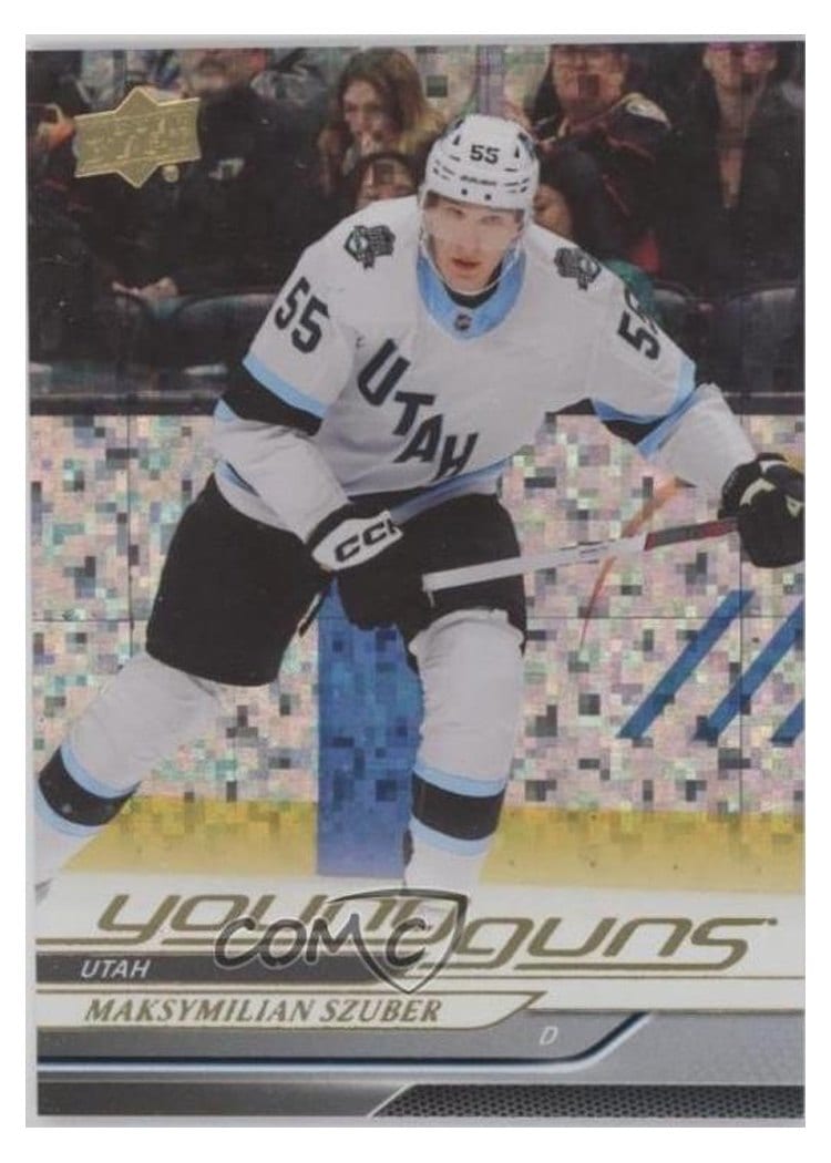 2024-25 Upper Deck Base Set Maksymilian Szuber Speckled Rainbow #456