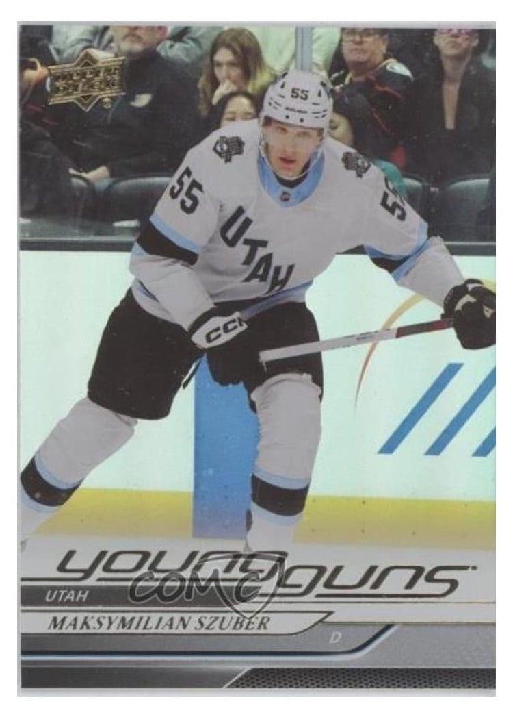 2024-25 Upper Deck Base Set Maksymilian Szuber Silver Foil #456