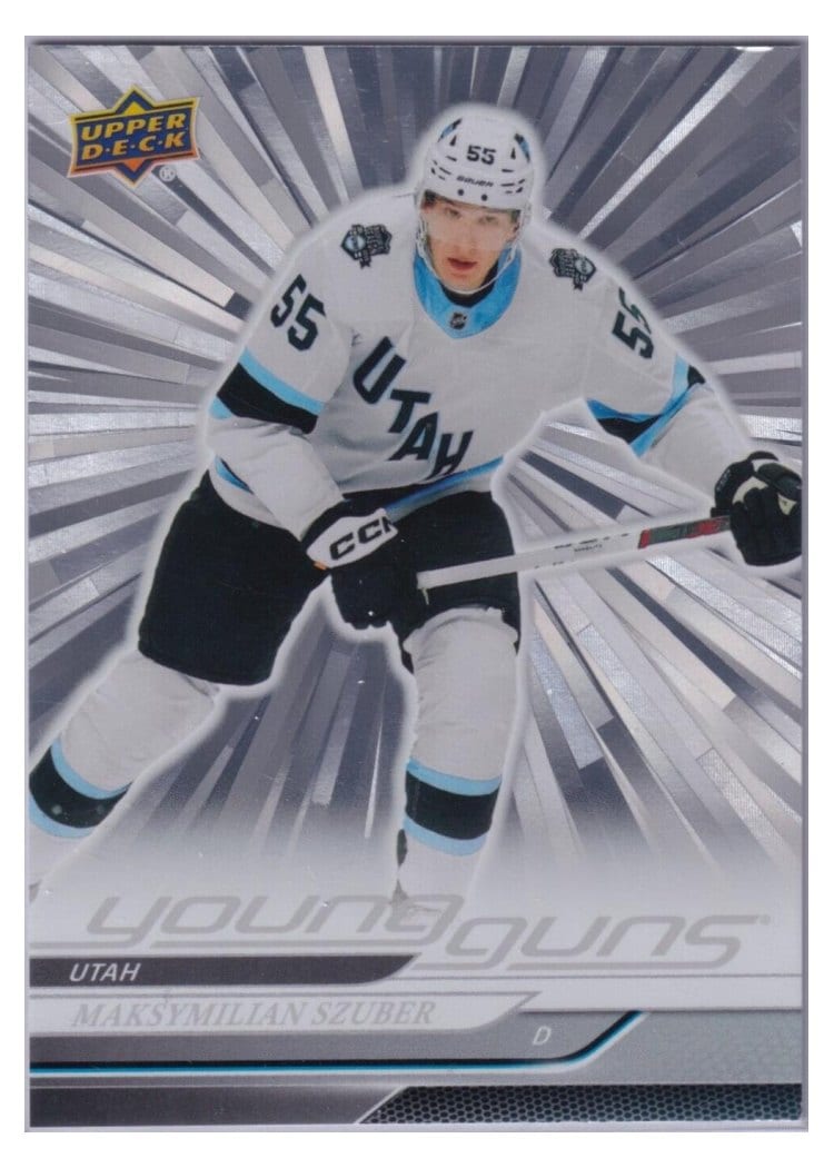 2024-25 Upper Deck Base Set Maksymilian Szuber Outburst Silver #456