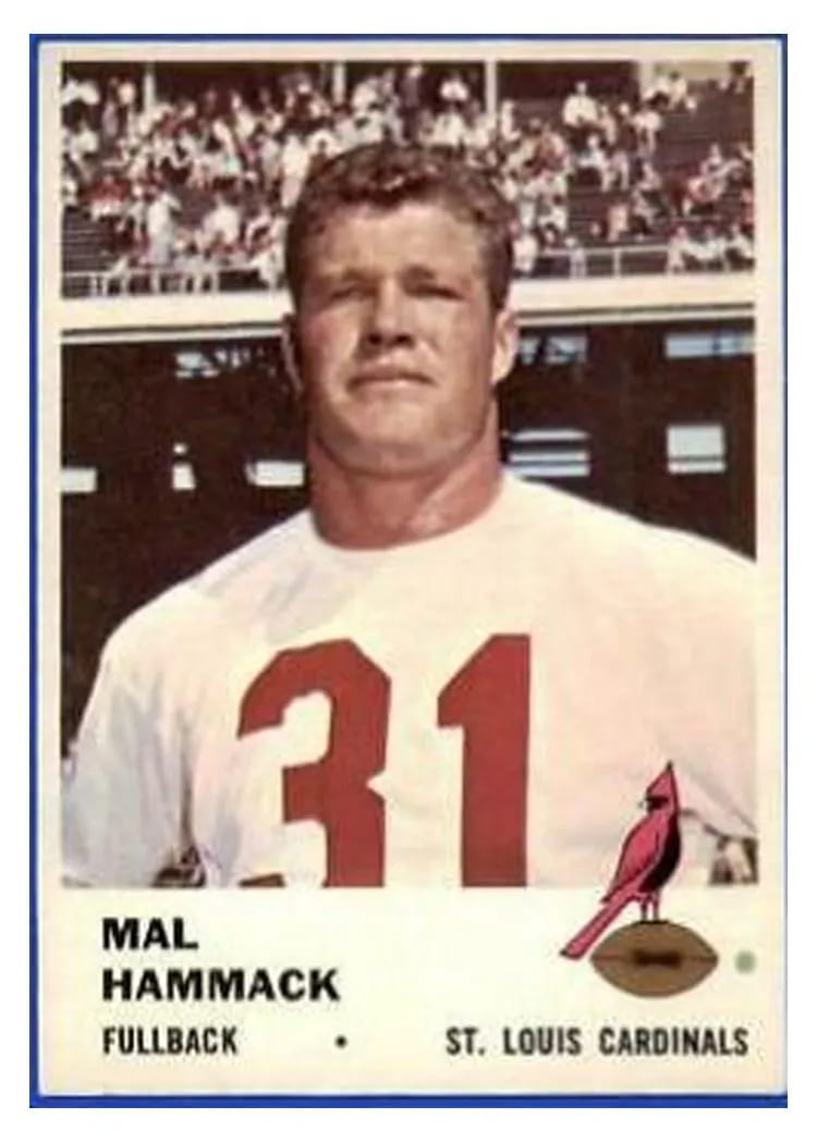 1961 Fleer Mal Hammack #20 card