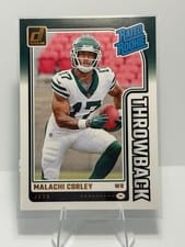 2024 Donruss Rated Rookies Throwback Malachi Corley #37 card