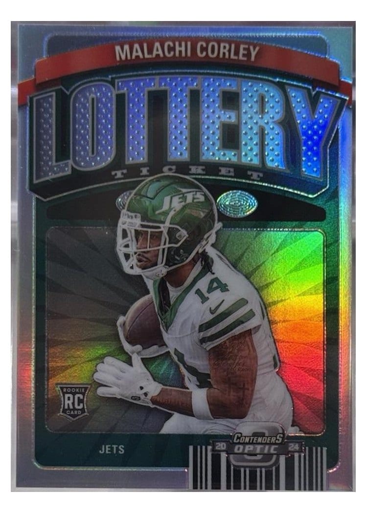 2024 Panini Contenders Optic Lottery Ticket Malachi Corley #15 card