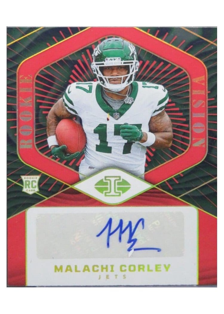 2024 Panini Illusions Rookie Vision Signatures Malachi Corley #12 card